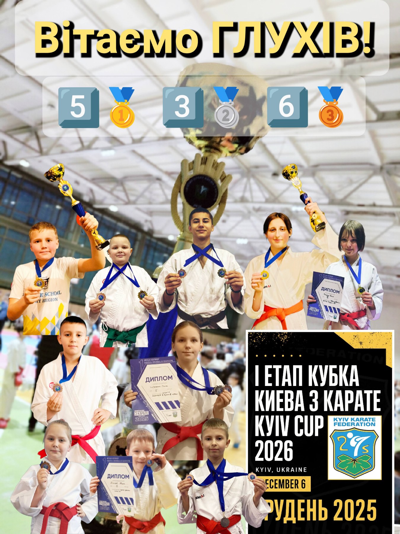 II етап КУБКУ МІСТА КИЄВА З КАРАТЕ 2026